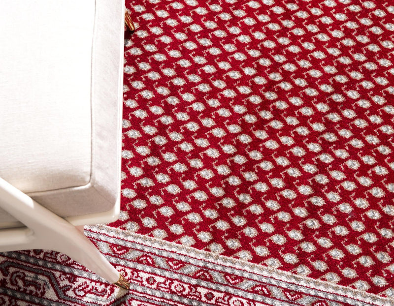 Soho Elegance Collection Area Rug -  Mercer (Red) Rectangle Red  lifestyle 13