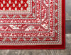 Soho Elegance Collection Area Rug -  Mercer (Red) Rectangle Red  lifestyle 16