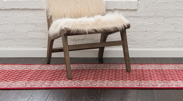 Soho Elegance Collection Area Rug -  Mercer (Red) Runner Red  lifestyle 17