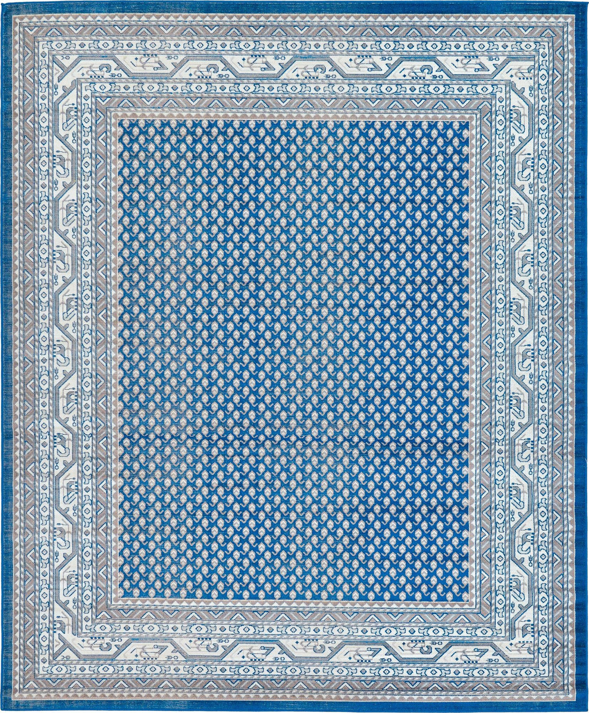 Soho Elegance Collection Area Rug -  Mercer (Blue) Rectangle Blue Main