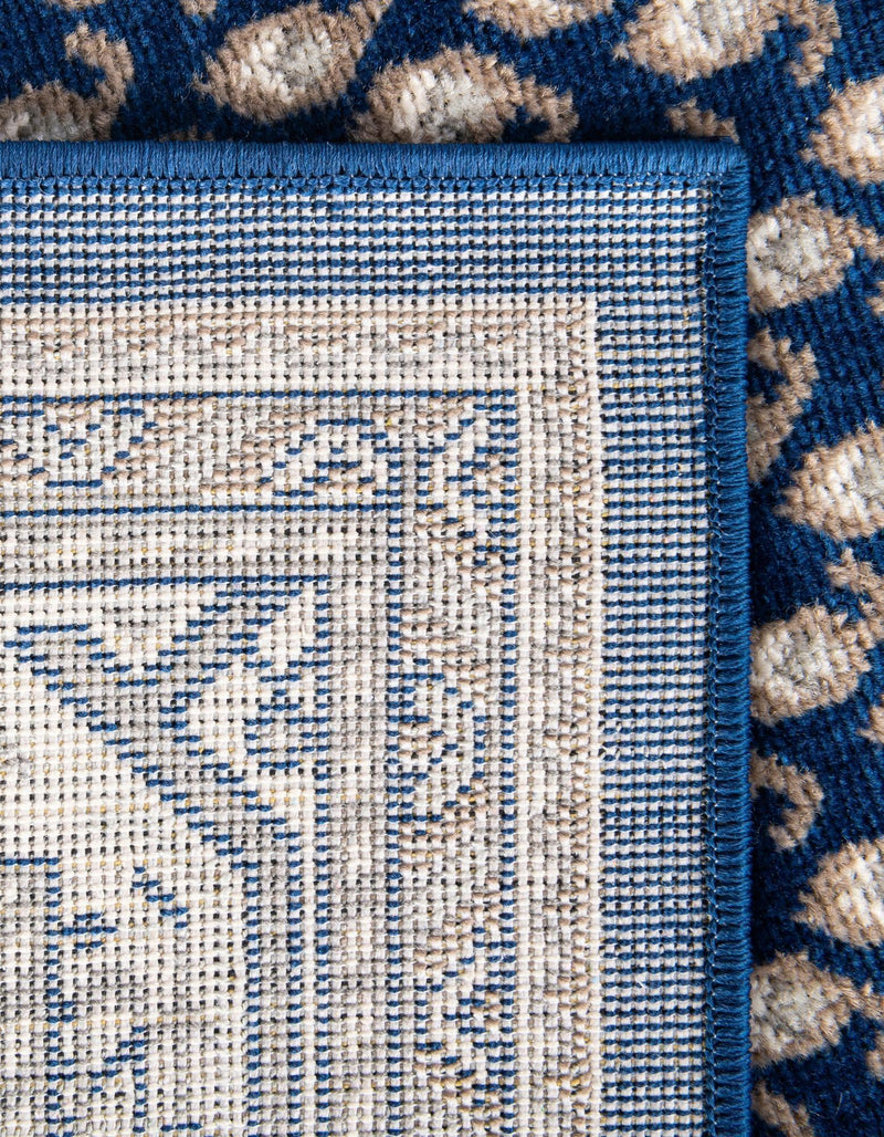 Soho Elegance Collection Area Rug -  Mercer (Blue) Rectangle Blue  lifestyle 17