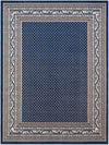 Soho Elegance Collection Area Rug -  Mercer (Blue) Rectangle Blue  lifestyle 2