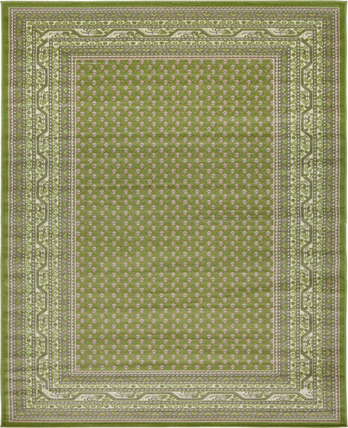 Soho Elegance Collection Area Rug -  Mercer (Green) Rectangle Green Main