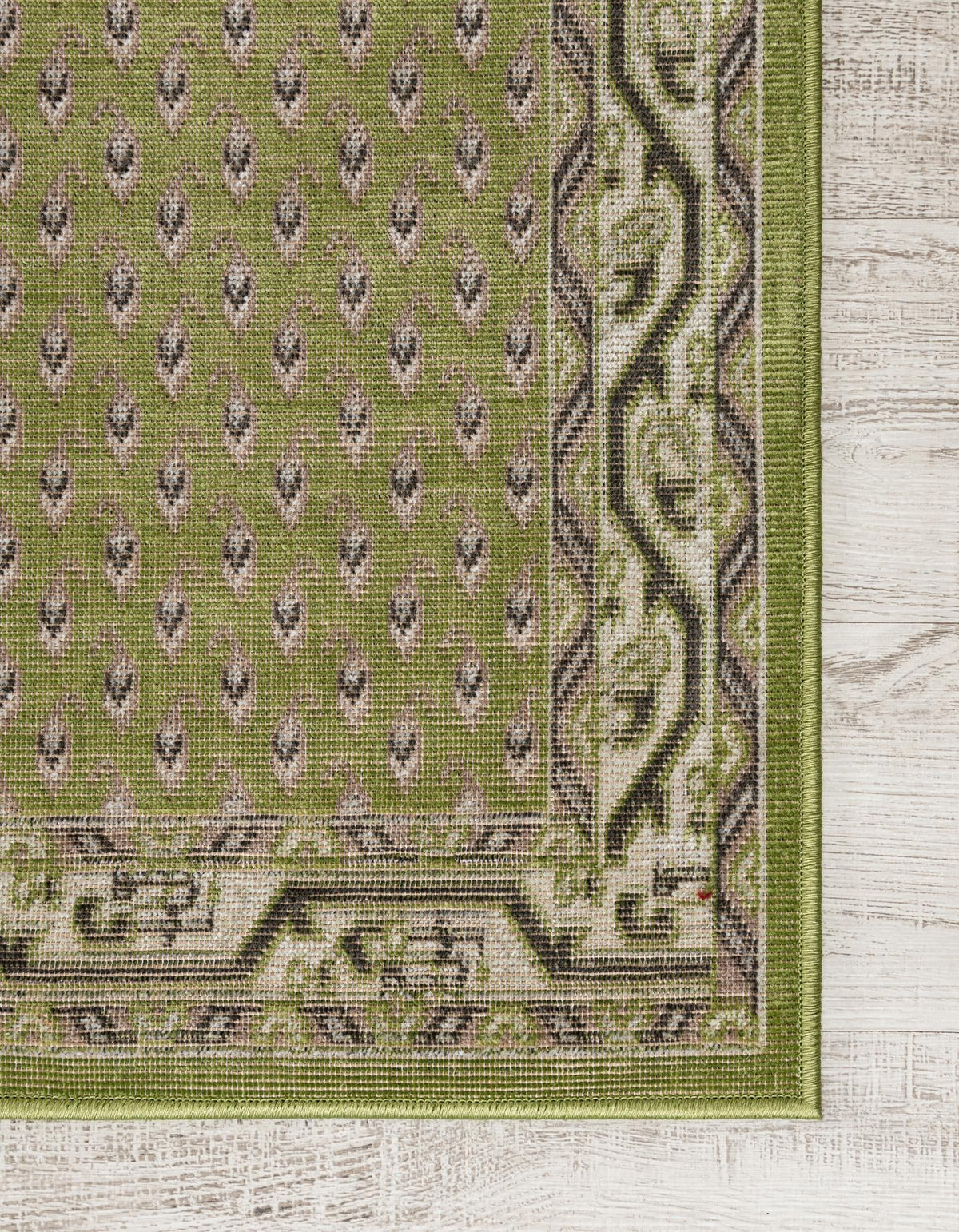 Soho Elegance Collection Area Rug -  Mercer (Green) Rectangle Green  lifestyle 5