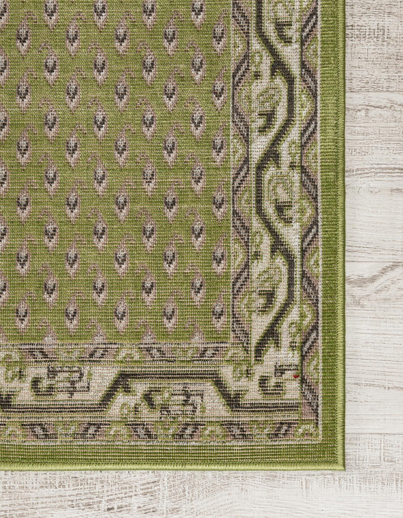 Soho Elegance Collection Area Rug -  Mercer (Green) Rectangle Green  lifestyle 5