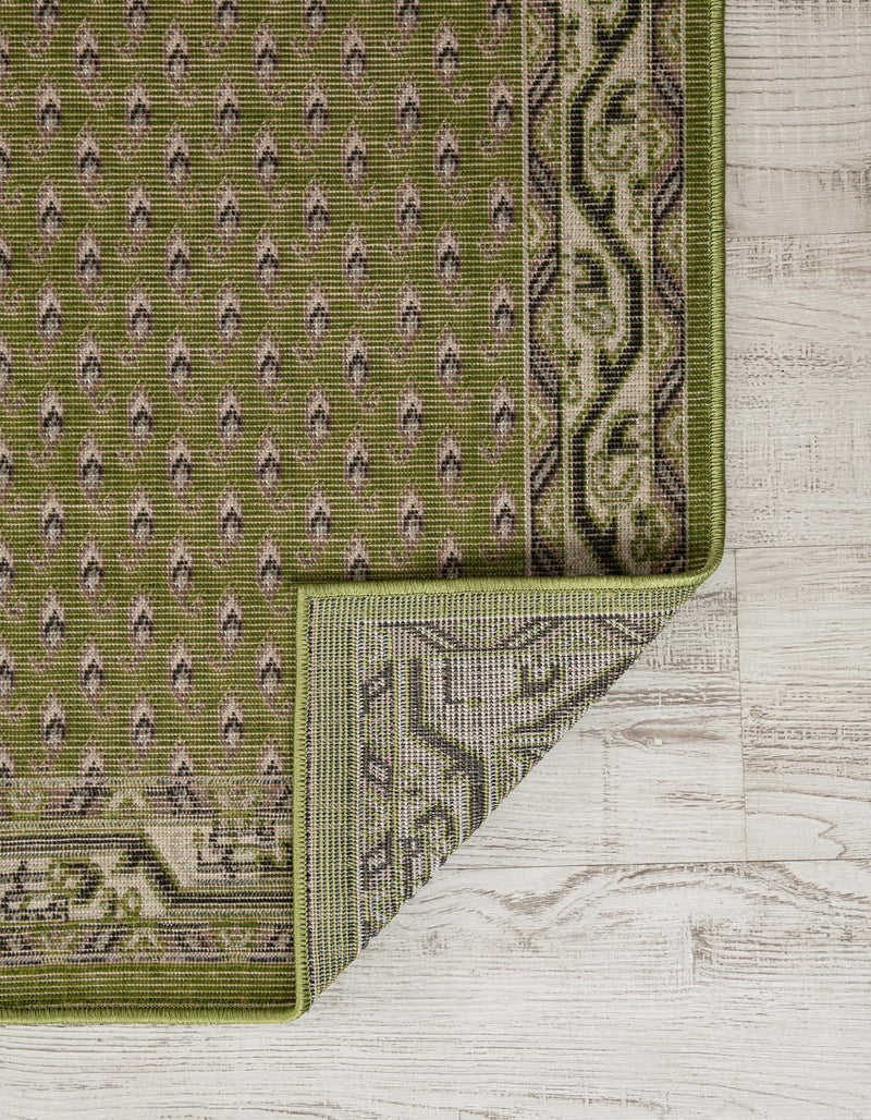 Soho Elegance Collection Area Rug -  Mercer (Green) Rectangle Green  lifestyle 6