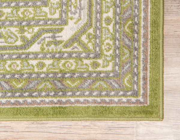 Soho Elegance Collection Area Rug -  Mercer (Green) Rectangle Green  lifestyle 9