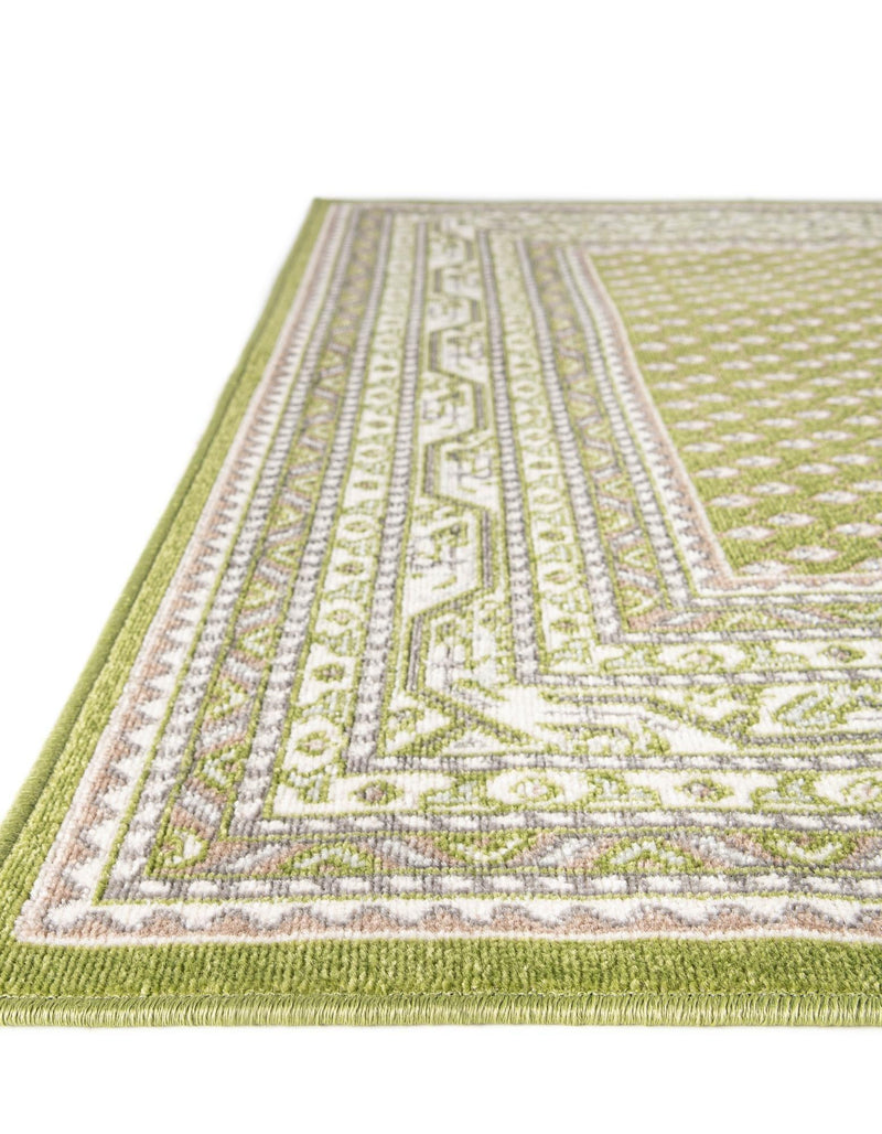 Soho Elegance Collection Area Rug -  Mercer (Green) Rectangle Green  lifestyle 12