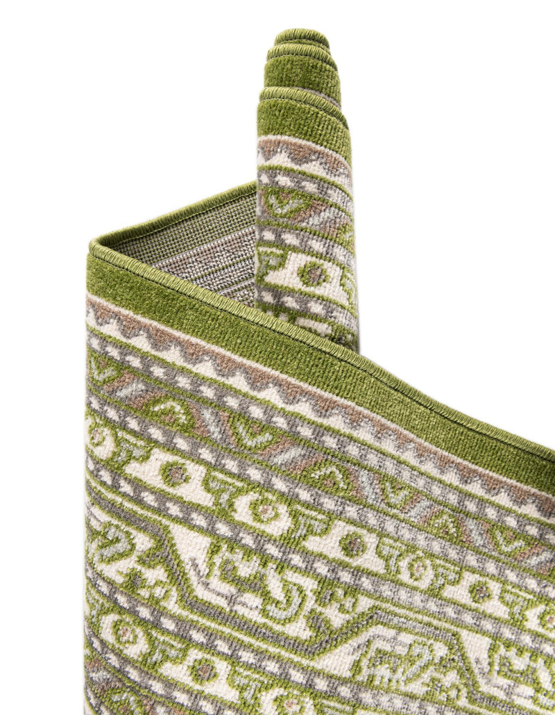 Soho Elegance Collection Area Rug -  Mercer (Green) Rectangle Green  lifestyle 10