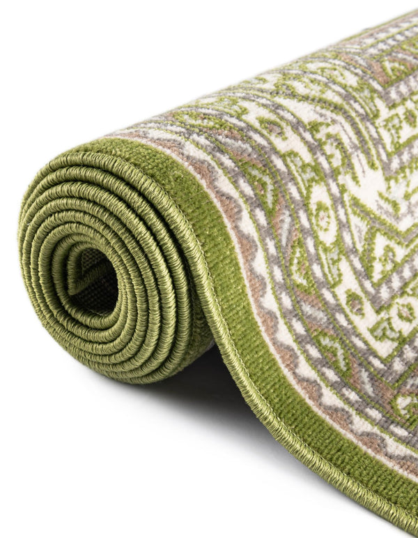 Soho Elegance Collection Area Rug -  Mercer (Green) Rectangle Green  lifestyle 11