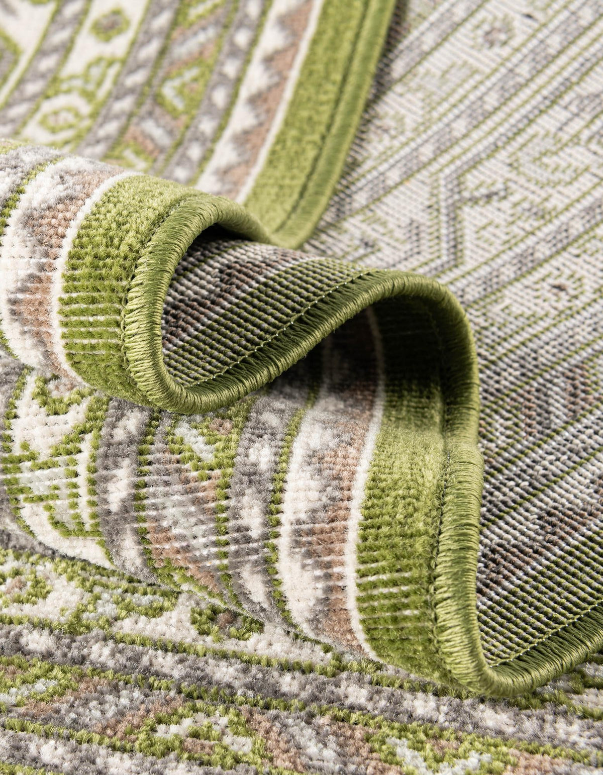 Soho Elegance Collection Area Rug -  Mercer (Green) Rectangle Green  lifestyle 12