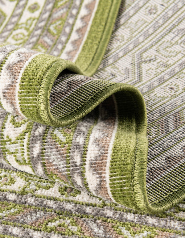 Soho Elegance Collection Area Rug -  Mercer (Green) Rectangle Green  lifestyle 12