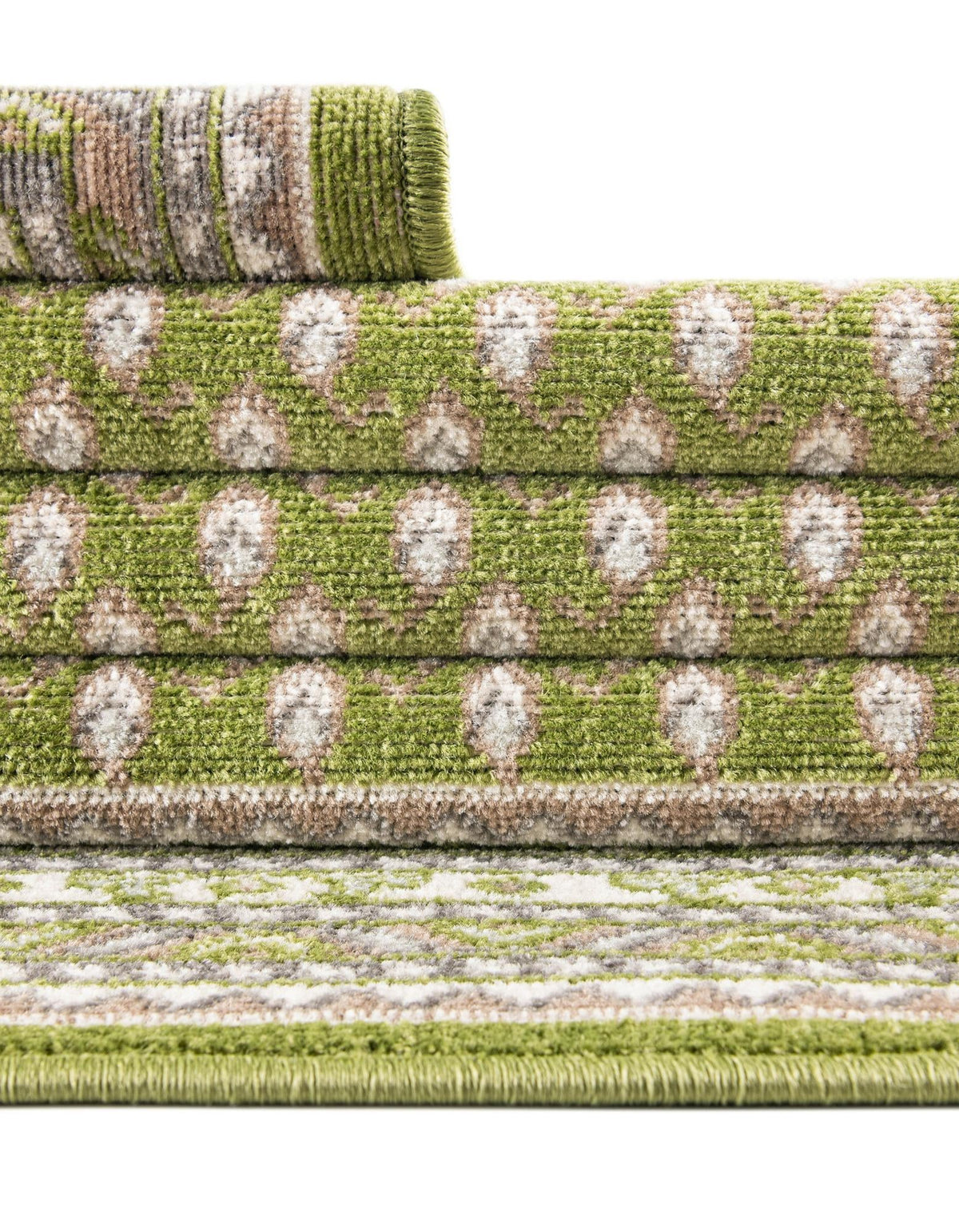 Soho Elegance Collection Area Rug -  Mercer (Green) Rectangle Green  lifestyle 13