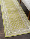 Soho Elegance Collection Area Rug -  Mercer (Green) Runner Green  lifestyle 12
