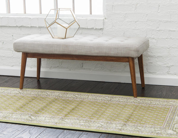 Soho Elegance Collection Area Rug -  Mercer (Green) Runner Green  lifestyle 14