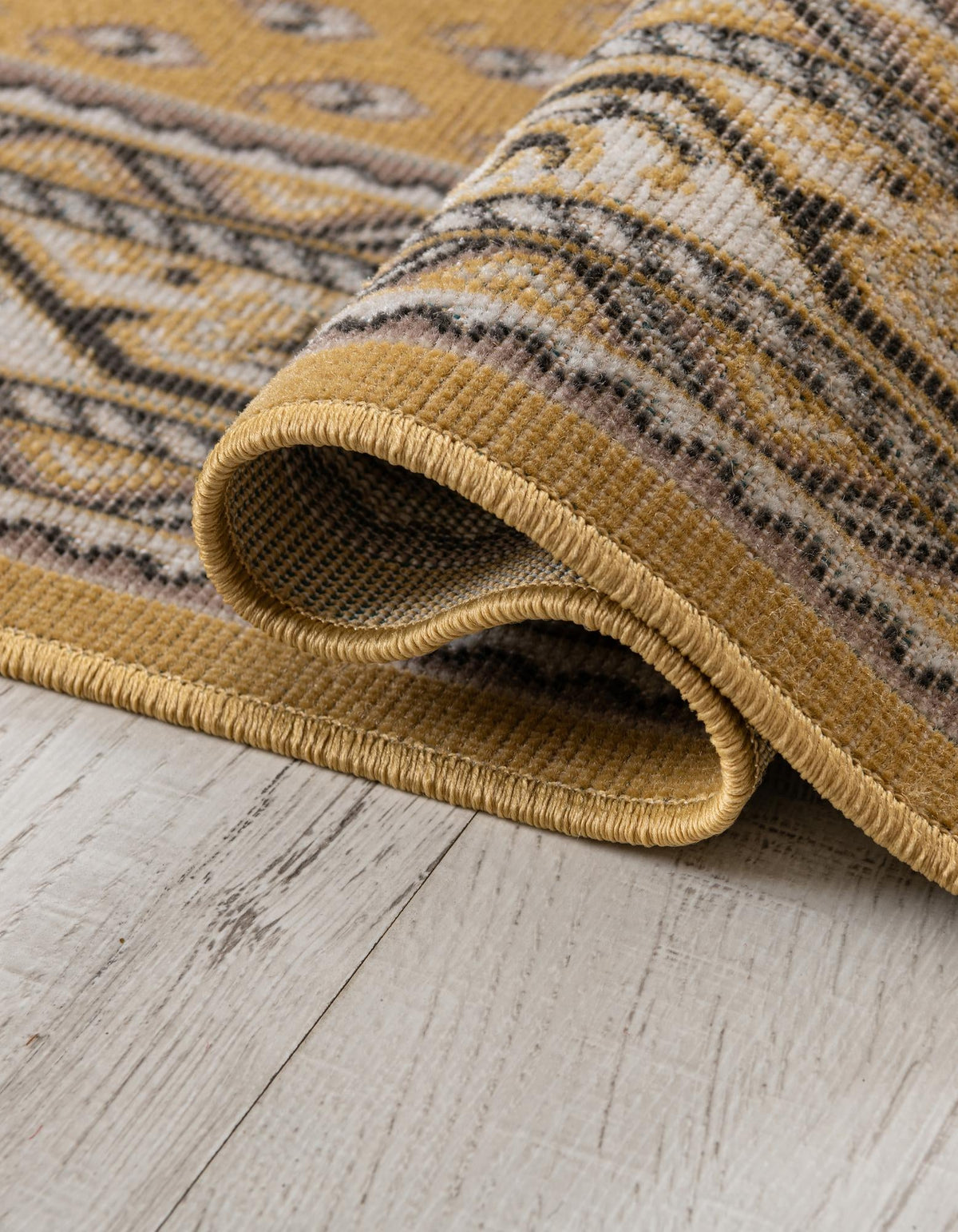 Soho Elegance Collection Area Rug -  Mercer (Yellow) Rectangle Yellow  lifestyle 3