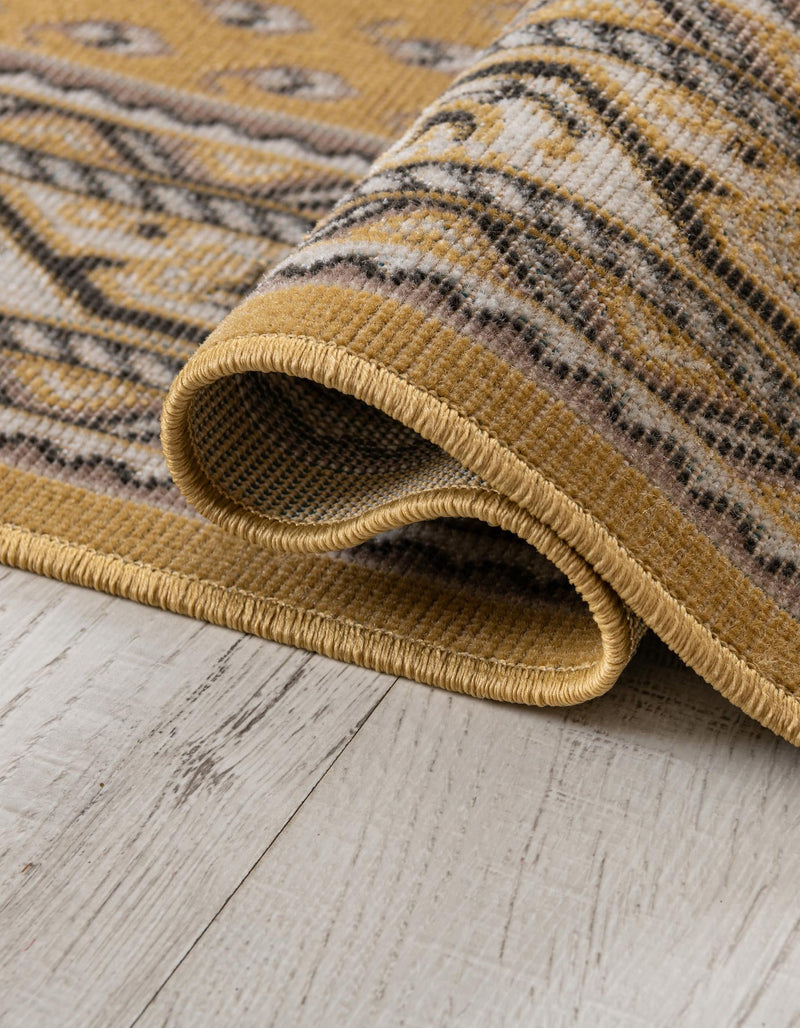 Soho Elegance Collection Area Rug -  Mercer (Yellow) Rectangle Yellow  lifestyle 3