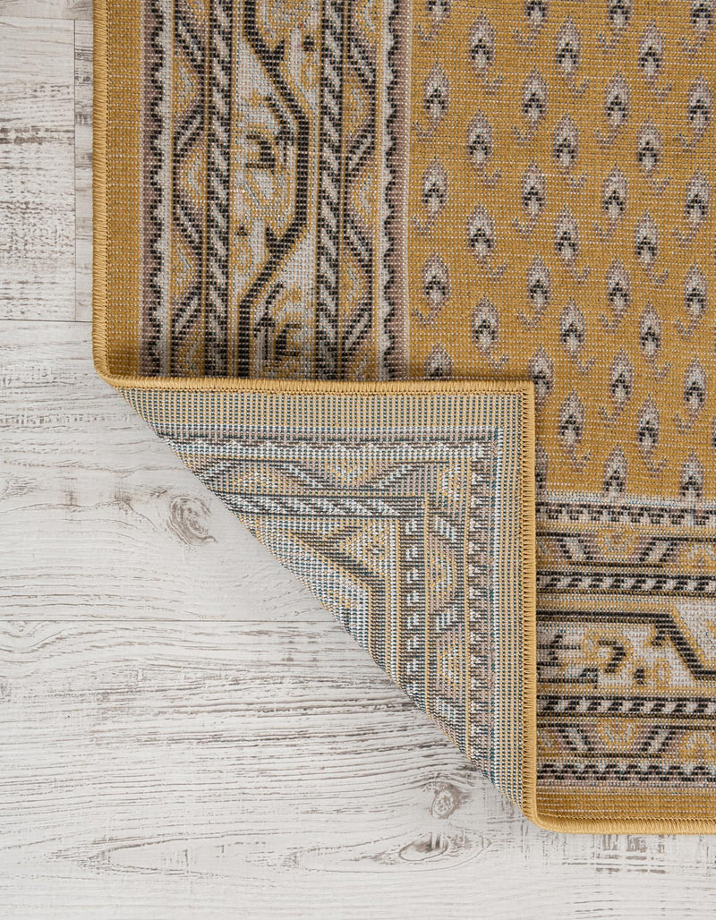 Soho Elegance Collection Area Rug -  Mercer (Yellow) Rectangle Yellow  lifestyle 6
