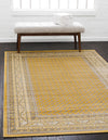 Soho Elegance Collection Area Rug -  Mercer (Yellow) Rectangle Yellow  lifestyle 7