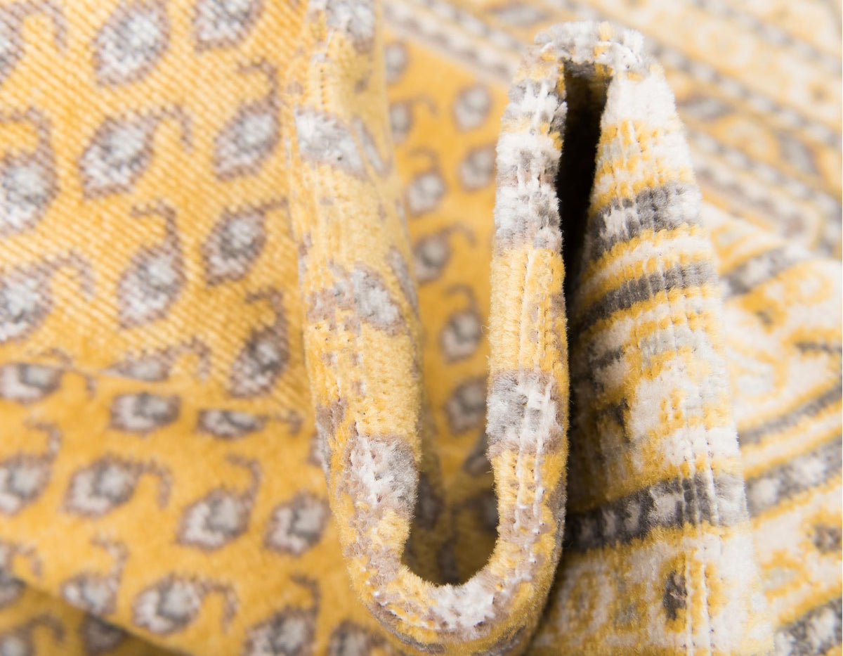 Soho Elegance Collection Area Rug -  Mercer (Yellow) Rectangle Yellow  lifestyle 8