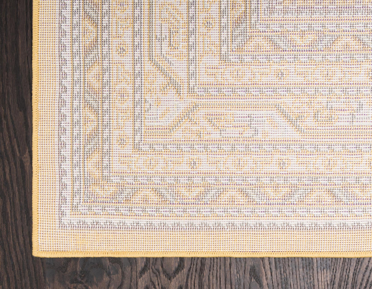 Soho Elegance Collection Area Rug -  Mercer (Yellow) Rectangle Yellow  lifestyle 10