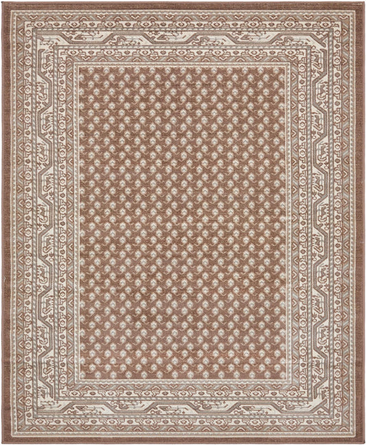 Soho Elegance Collection Area Rug -  Mercer (Brown) Rectangle Brown Main