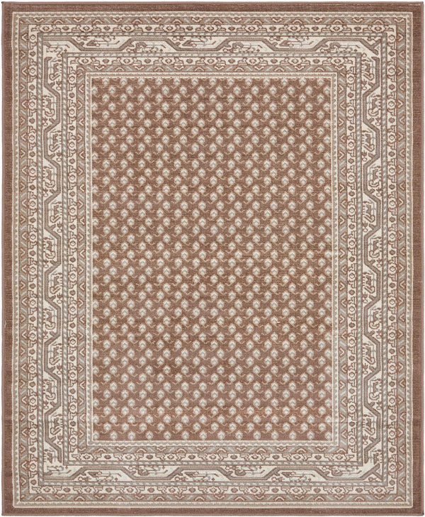 Soho Elegance Collection Area Rug -  Mercer (Brown) Rectangle Brown Main