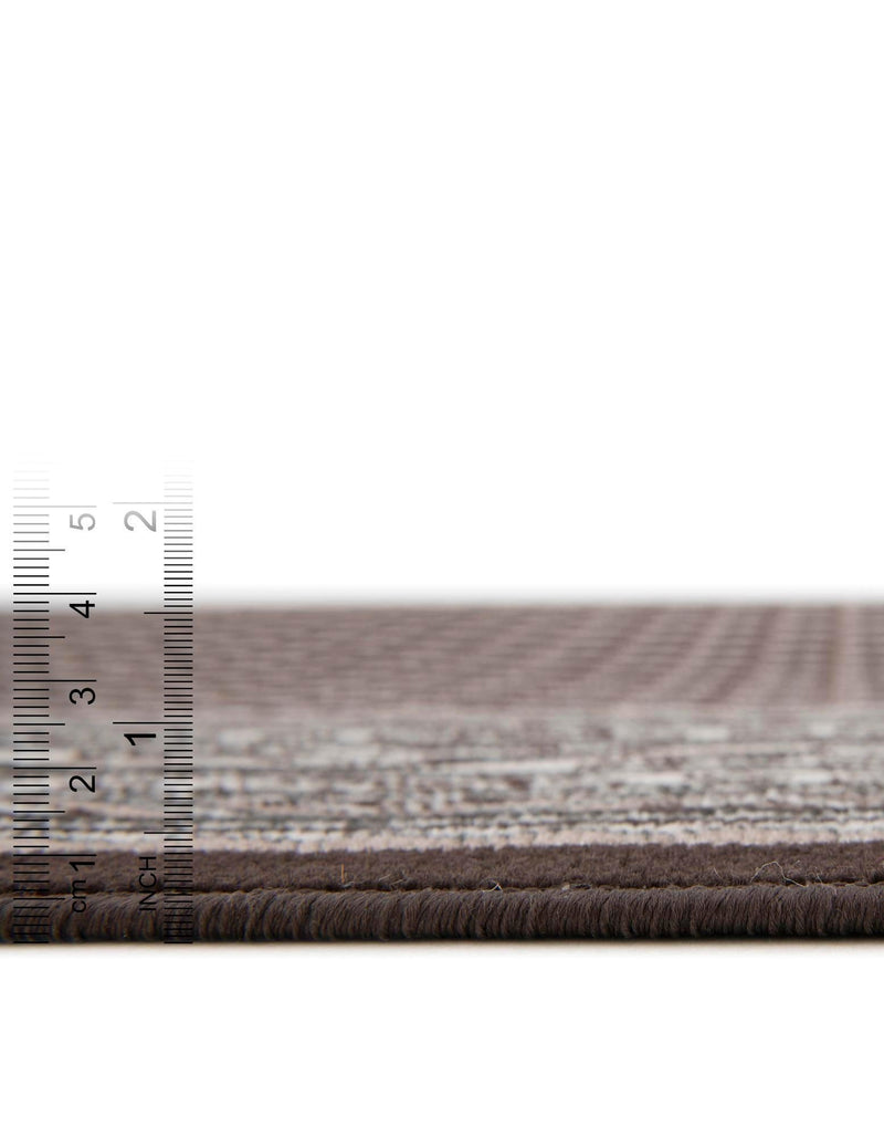 Soho Elegance Collection Area Rug -  Mercer (Brown) Rectangle Brown  lifestyle 17