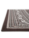Soho Elegance Collection Area Rug -  Mercer (Brown) Rectangle Brown  lifestyle 19