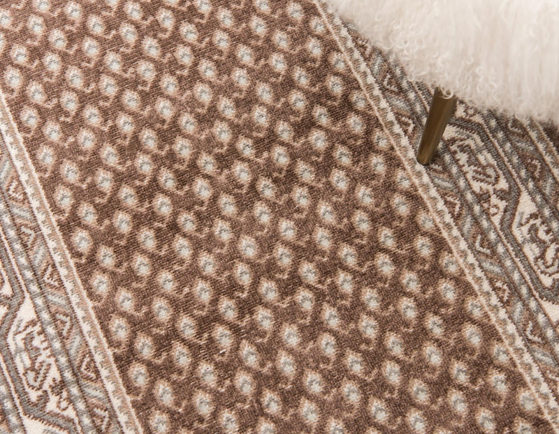 Soho Elegance Collection Area Rug -  Mercer (Brown) Runner Brown  lifestyle 34