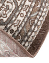 Soho Elegance Collection Area Rug -  Mercer (Brown) Round Brown  lifestyle 30