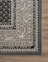 Soho Elegance Collection Area Rug -  Mercer (Gray) Rectangle Gray  lifestyle 3