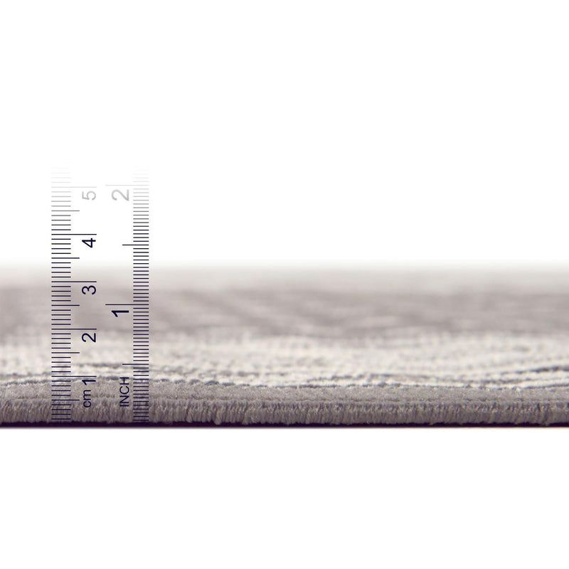 Soho Elegance Collection Area Rug -  Mercer (Gray) Rectangle Gray  lifestyle 15