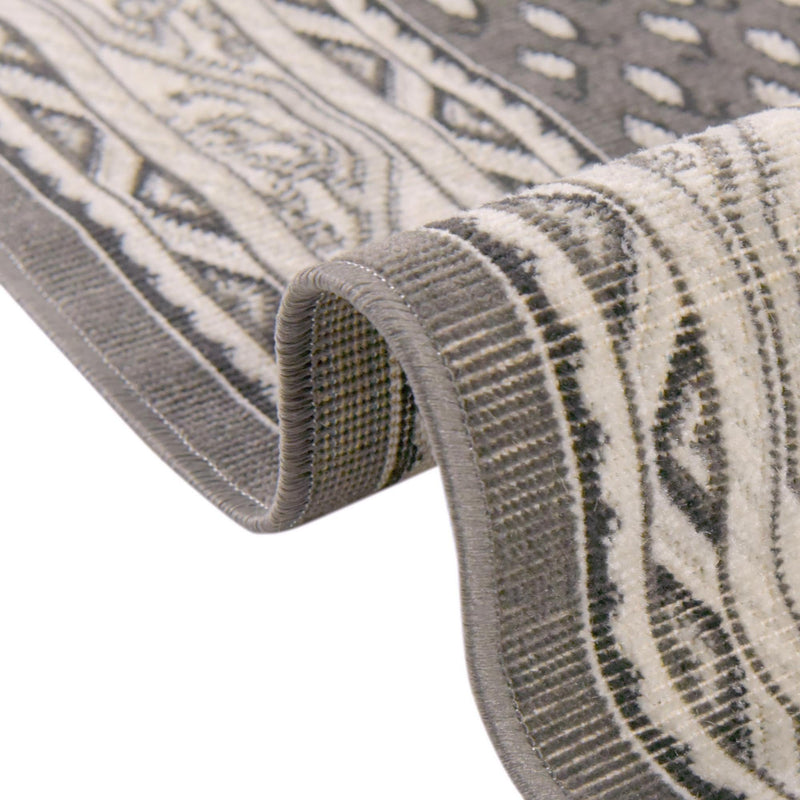 Soho Elegance Collection Area Rug -  Mercer (Gray) Rectangle Gray  lifestyle 20