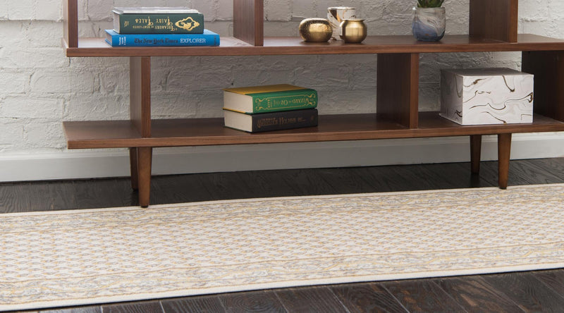 Soho Elegance Collection Area Rug -  Mercer (Beige) Runner Beige  lifestyle 9