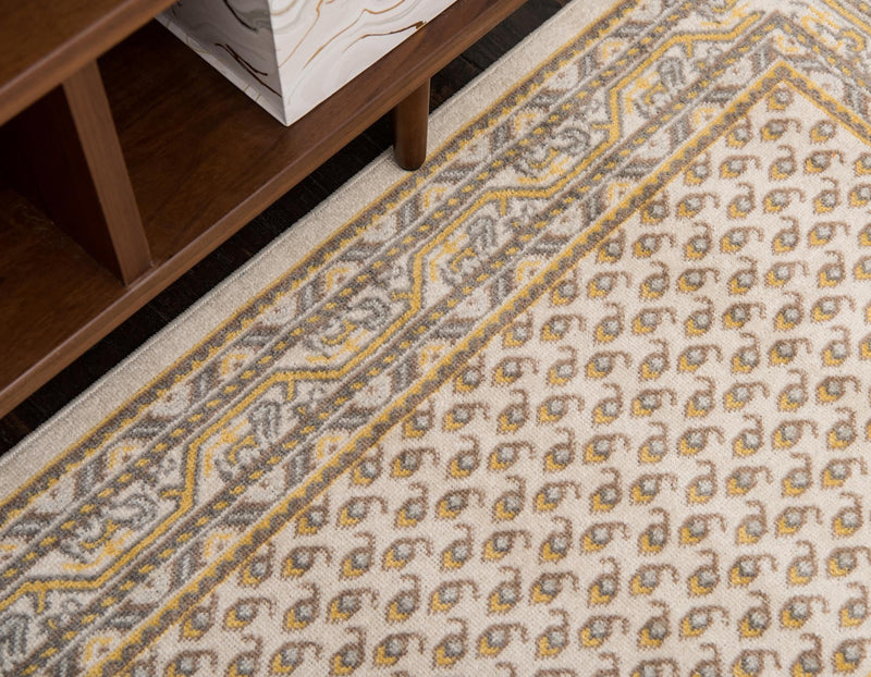Soho Elegance Collection Area Rug -  Mercer (Beige) Runner Beige  lifestyle 12