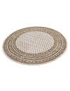 Soho Elegance Collection Area Rug -  Mercer (Beige) Round Beige  lifestyle 21