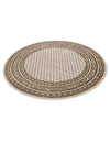 Soho Elegance Collection Area Rug -  Mercer (Beige) Round Beige  lifestyle 22