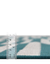 Soho Elegance Collection Area Rug -  Hudson (Turquoise) Rectangle Turquoise  lifestyle 12