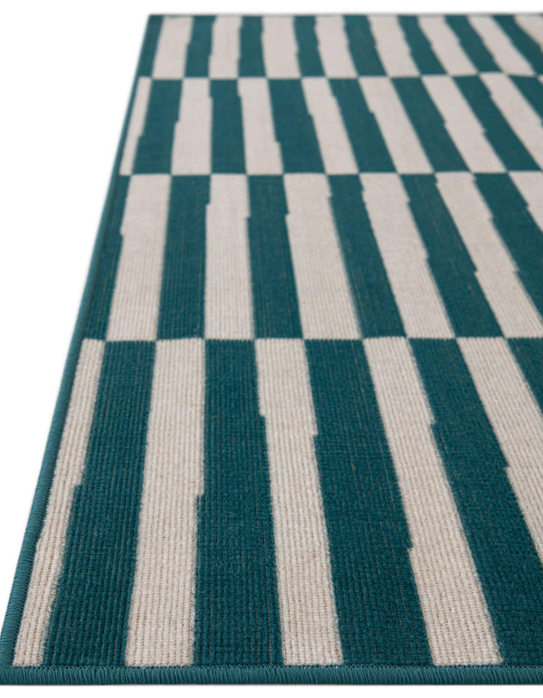 Soho Elegance Collection Area Rug -  Hudson (Turquoise) Rectangle Turquoise  lifestyle 14