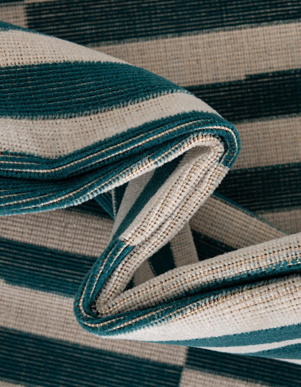Soho Elegance Collection Area Rug -  Hudson (Turquoise) Rectangle Turquoise  lifestyle 15