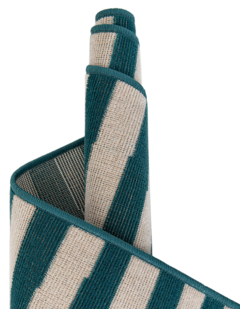 Soho Elegance Collection Area Rug -  Hudson (Turquoise) Rectangle Turquoise  lifestyle 18