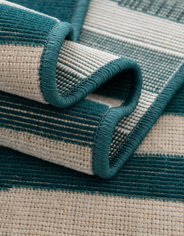 Soho Elegance Collection Area Rug -  Hudson (Turquoise) Rectangle Turquoise  lifestyle 20