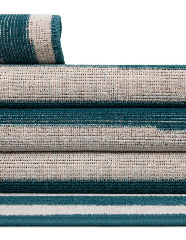 Soho Elegance Collection Area Rug -  Hudson (Turquoise) Rectangle Turquoise  lifestyle 21