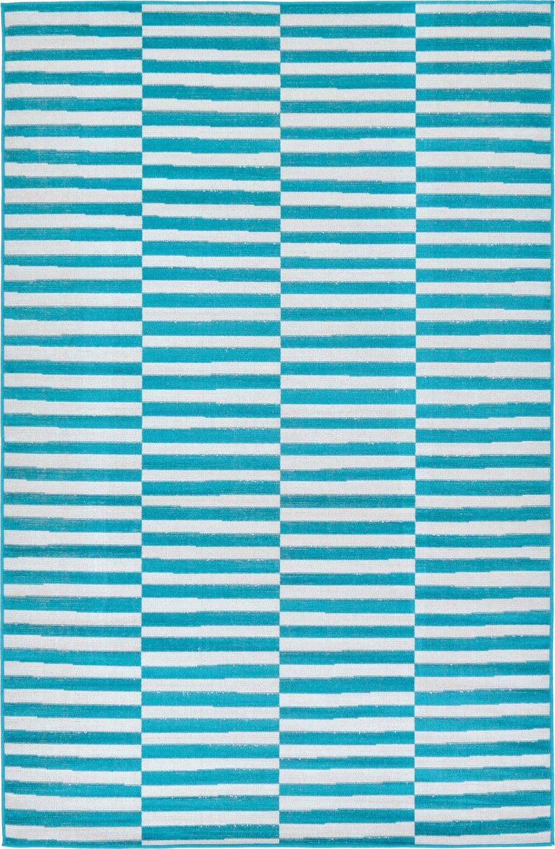 Soho Elegance Collection Area Rug -  Hudson (Turquoise) Rectangle Turquoise Main