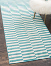 Soho Elegance Collection Area Rug -  Hudson (Turquoise) Runner Turquoise  lifestyle 13