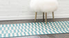 Soho Elegance Collection Area Rug -  Hudson (Turquoise) Runner Turquoise  lifestyle 15