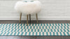 Soho Elegance Collection Area Rug -  Hudson (Turquoise) Runner Turquoise  lifestyle 17