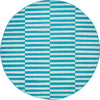 Soho Elegance Collection Area Rug -  Hudson (Turquoise) Round Turquoise  lifestyle 12