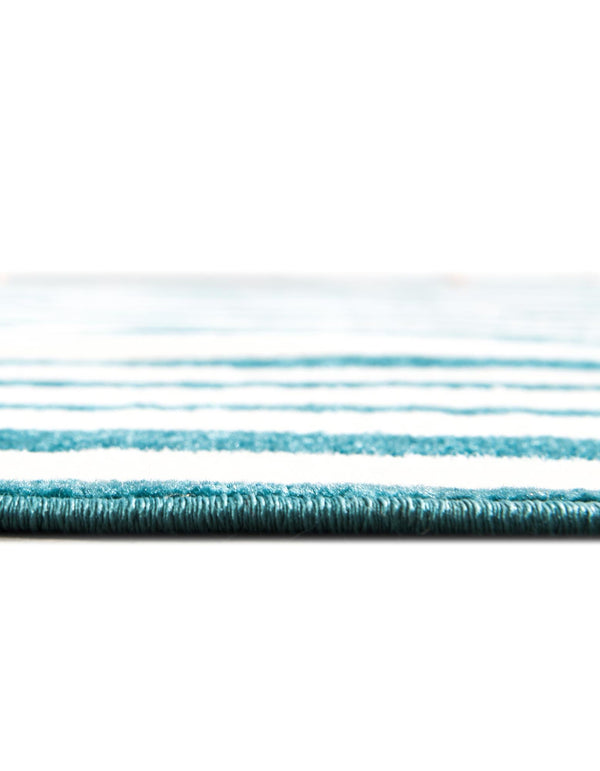 Soho Elegance Collection Area Rug -  Hudson (Turquoise) Round Turquoise  lifestyle 19